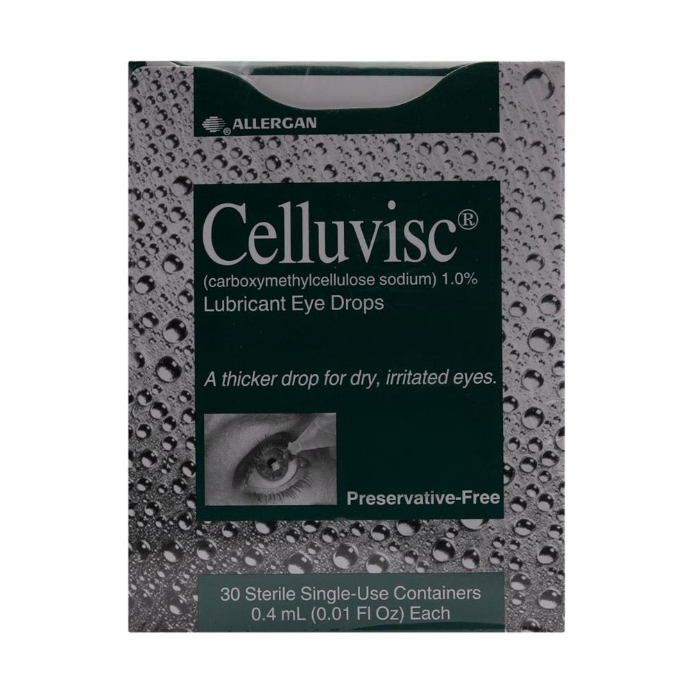 Celluvisc Lubricant Eye Drops 30 Sterile SingleUse Containers 0.4 Ml